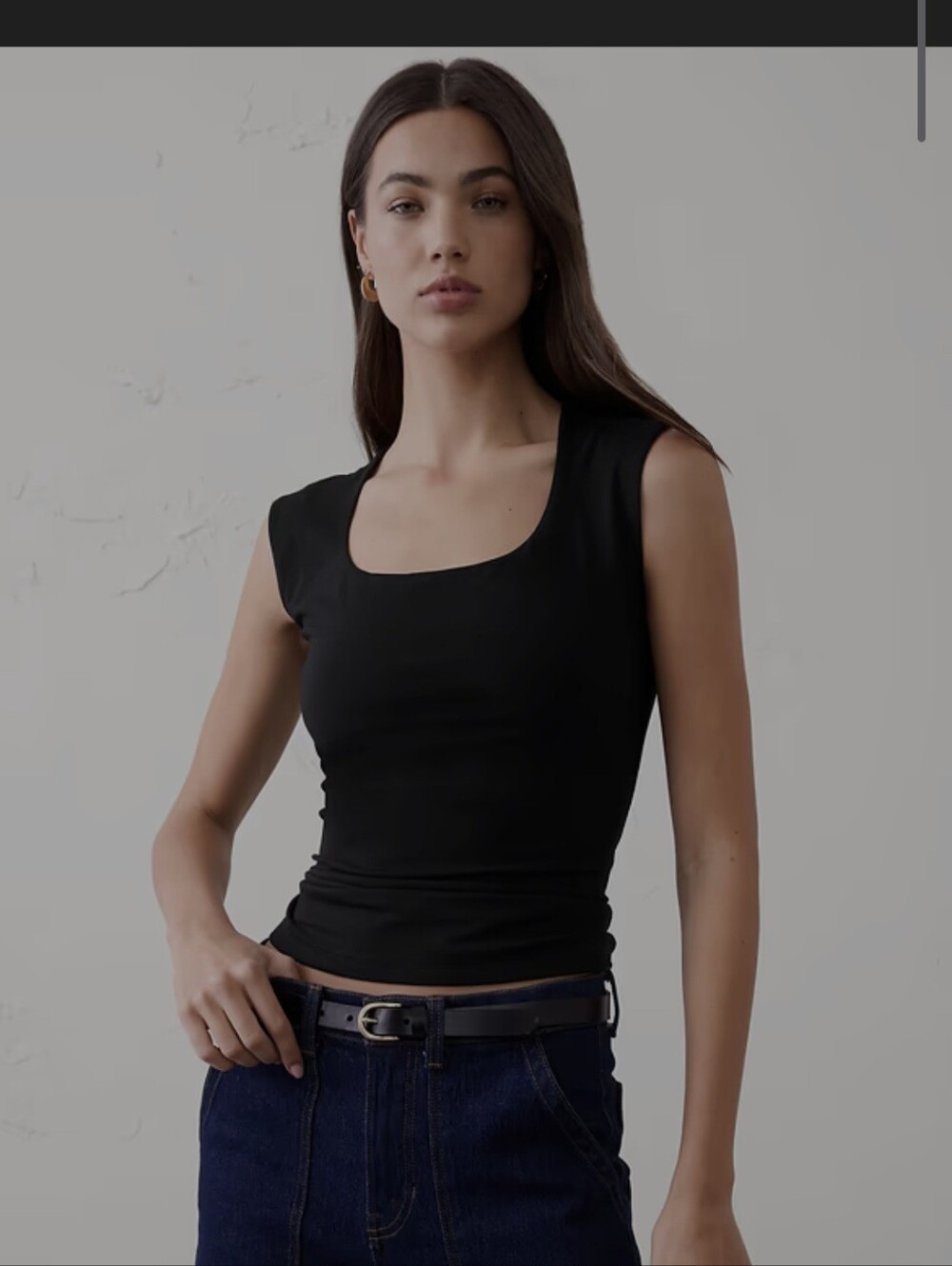 Banana Republic Soft Stretch shirt Navy